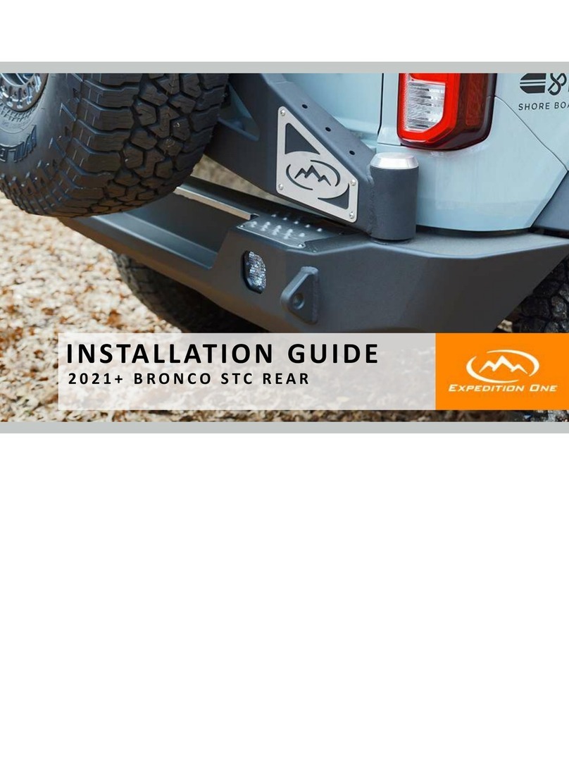 Expedition One BRONCO STC REAR 2021 Plus installation guide