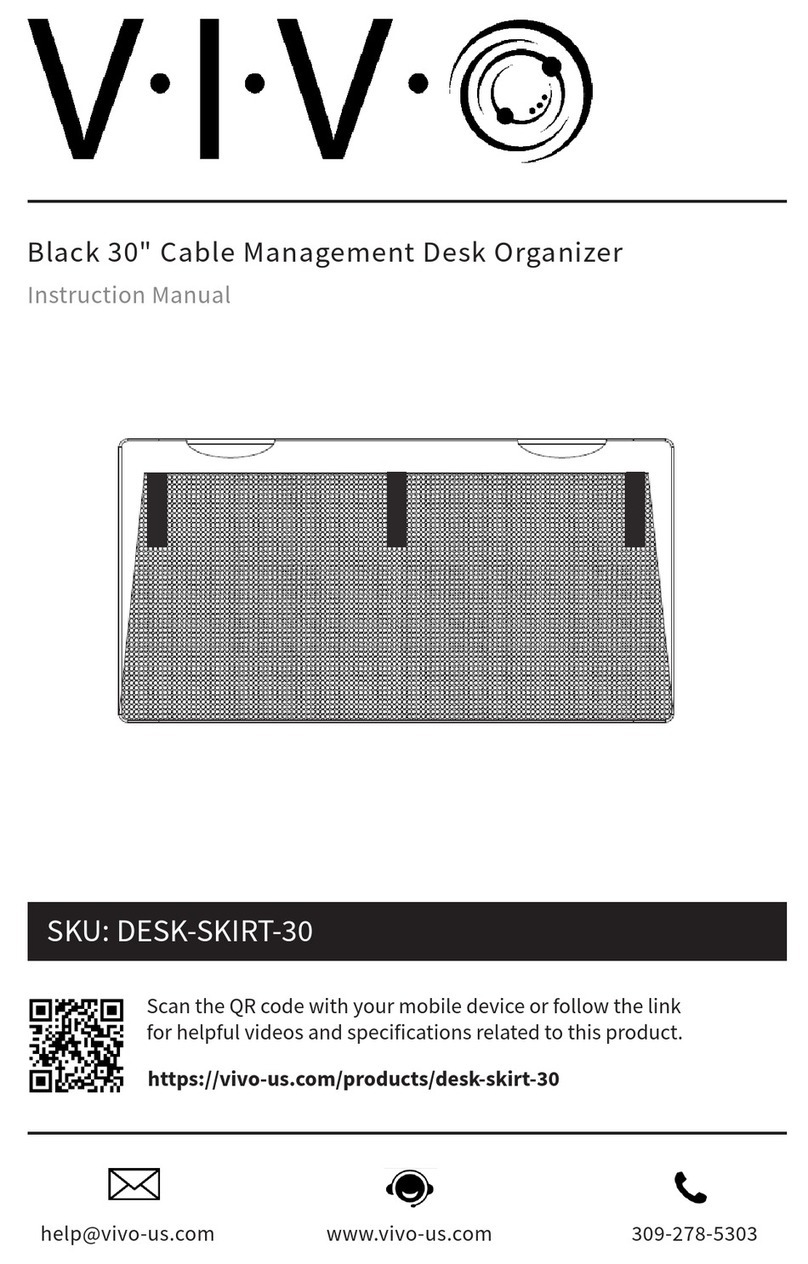 Vivo DESK-SKIRT-30 instruction manual