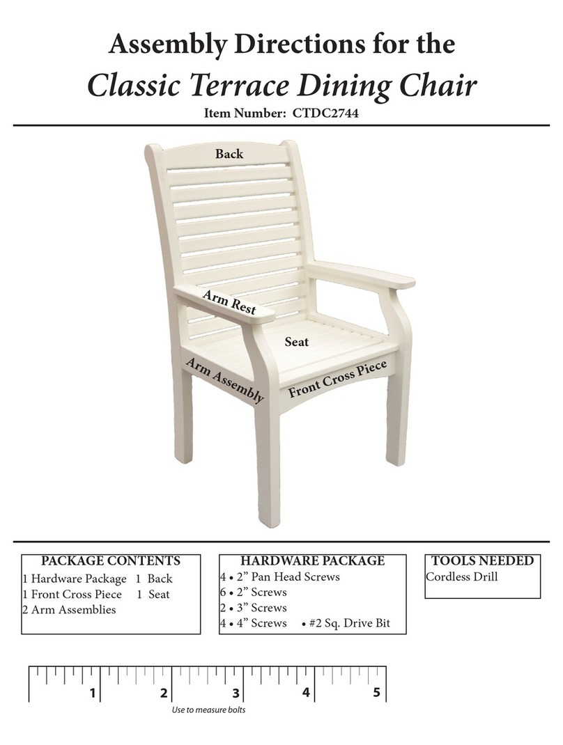 DutchCrafters CTDC2744 Assembly Directions
