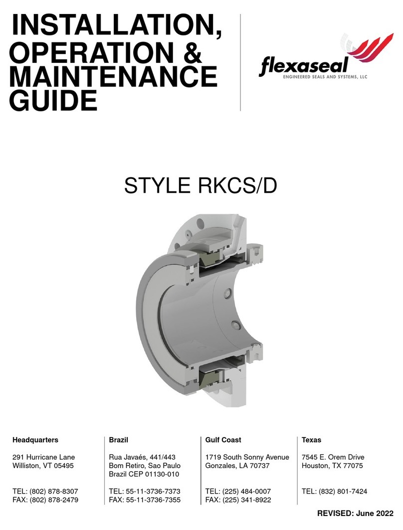 Flex-A-Seal Style RKCS/D Installation, operation, maintenance guide
