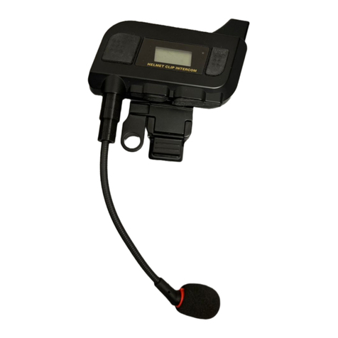 Maytel HELMET CLIP INTERCOM User manual
