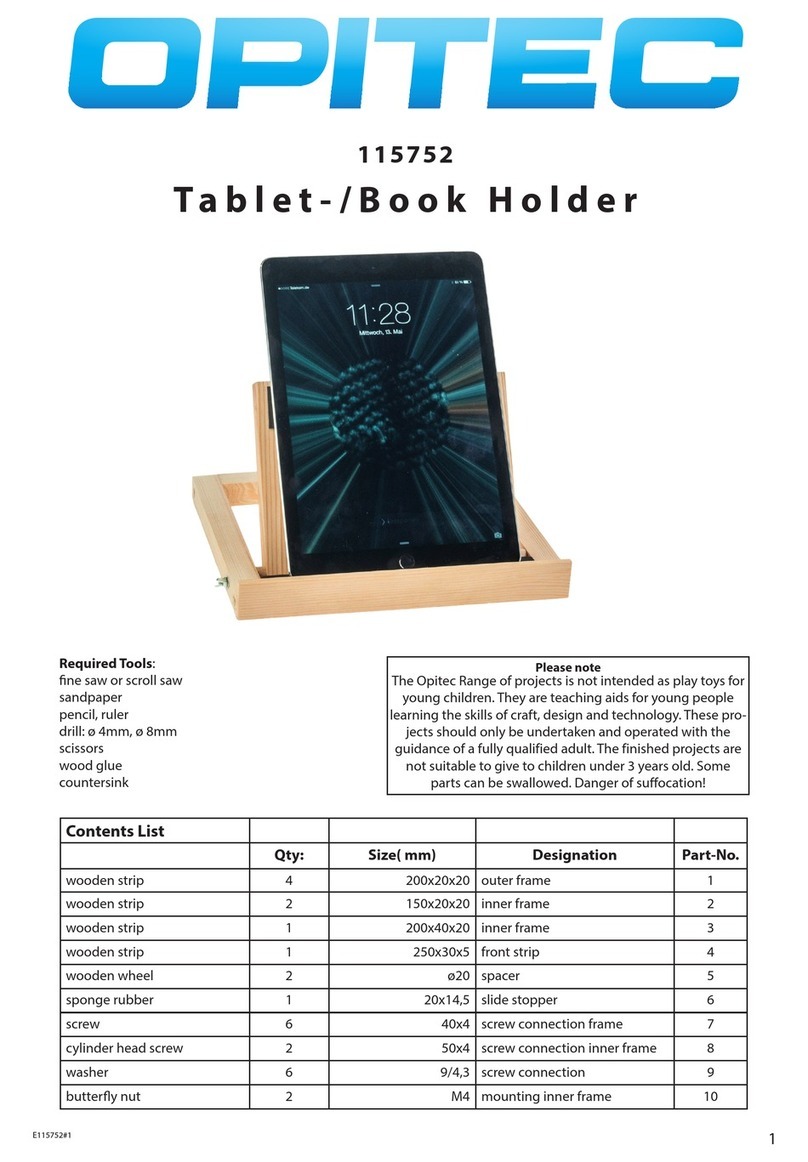 Opitec 115752 instruction manual