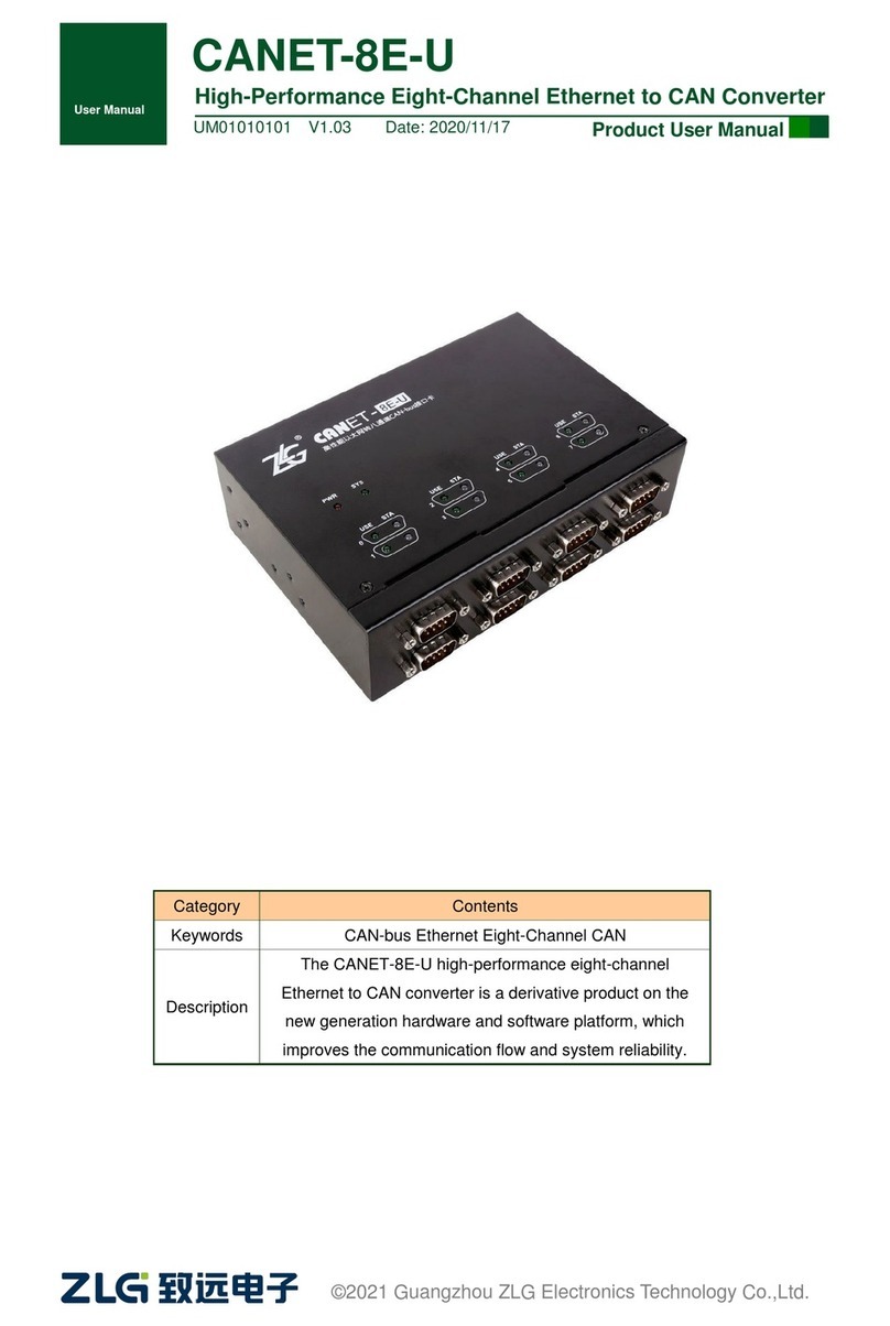ZLG CANET-8E-U user manual
