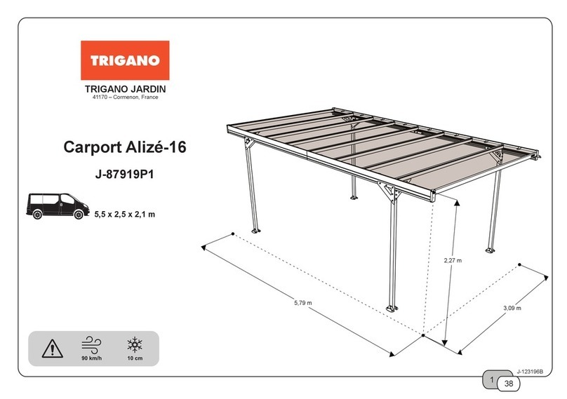 Trigano Jardin J-87919P1 installation instructions Trigano Jardin J-87919P1 installation instructions