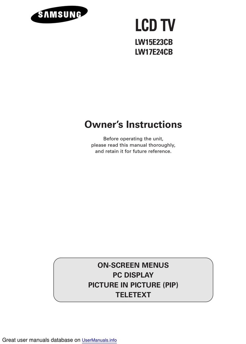 Samsung LW15E23CB User manual
