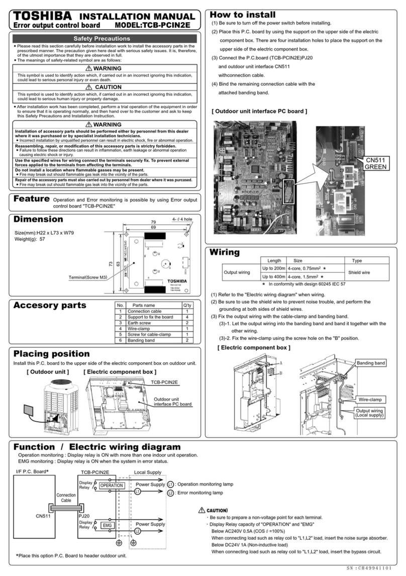 Toshiba TCB-PCIN2E User manual Toshiba TCB-PCIN2E User manual