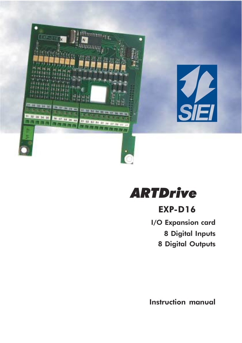 Siei ARTDrive EXP-D16 User manual