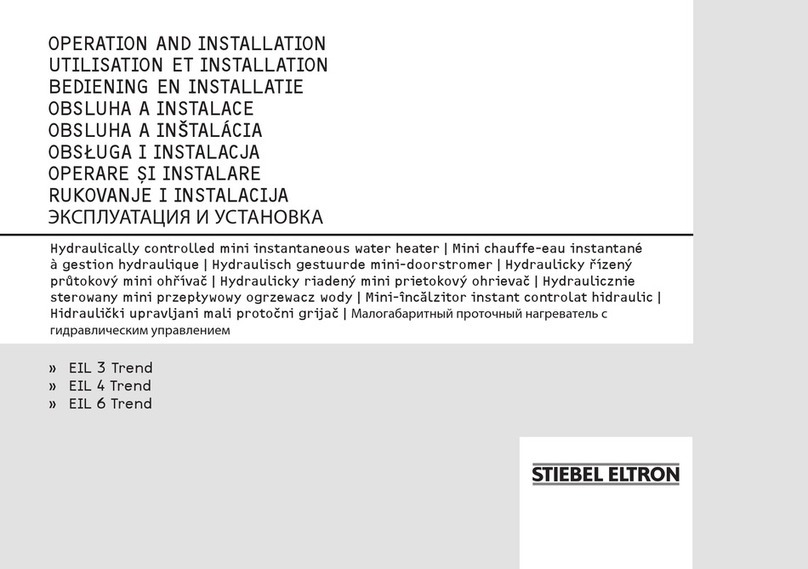 STIEBEL ELTRON EIL 3 Trend Instruction Manual