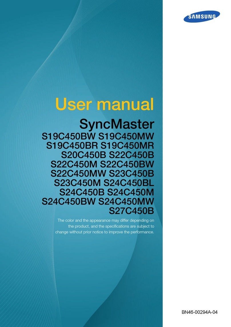 Samsung S19C450BW User manual