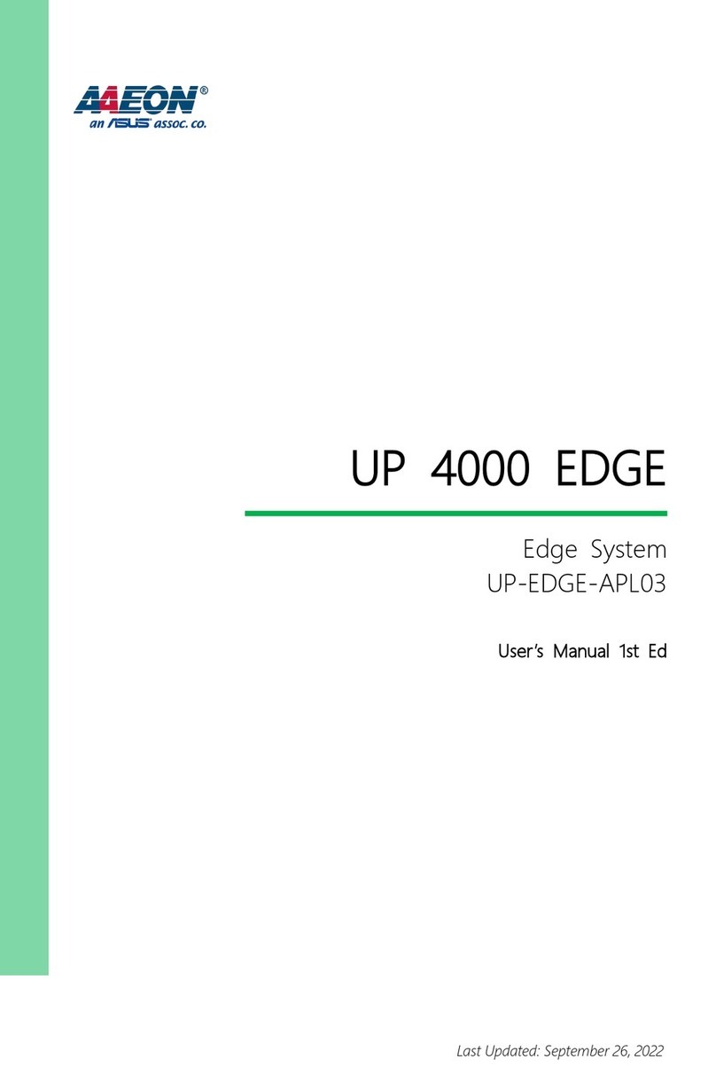 Aaeon UP 400 EDGE User manual