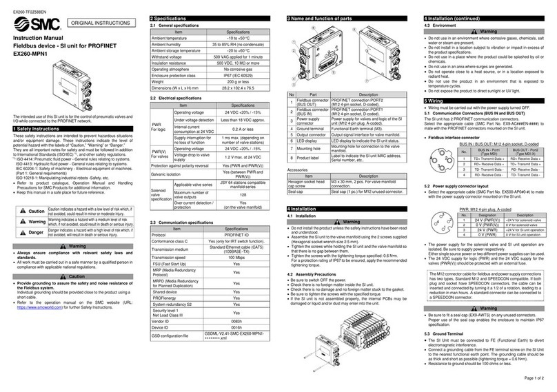 SMC Networks EX260-MPN1 User manual