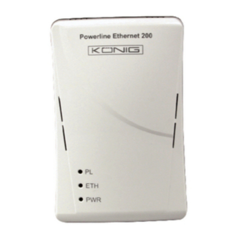 Konig CMP-HOMEPLUG30 Quick installation guide
