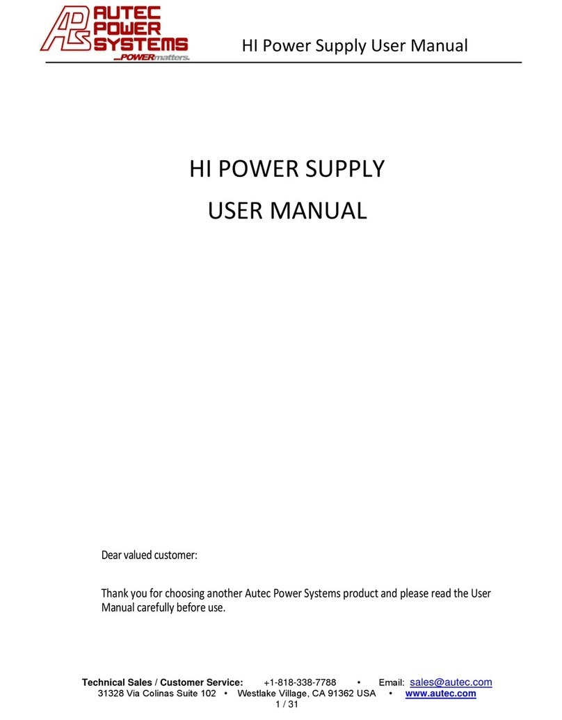 APS HI-POWER Series user manual