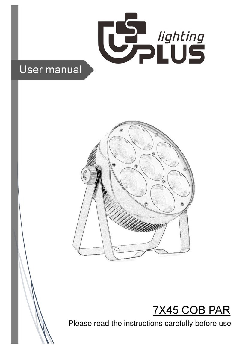 Uplus Lighting 7X45 COB PAR user manual