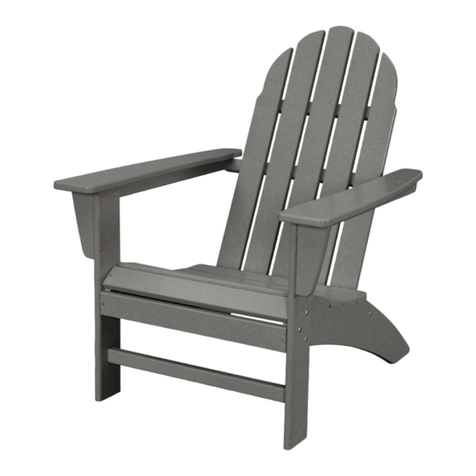 Polywood Vineyard Adirondack AD400 User manual Polywood Vineyard Adirondack AD400 User manual
