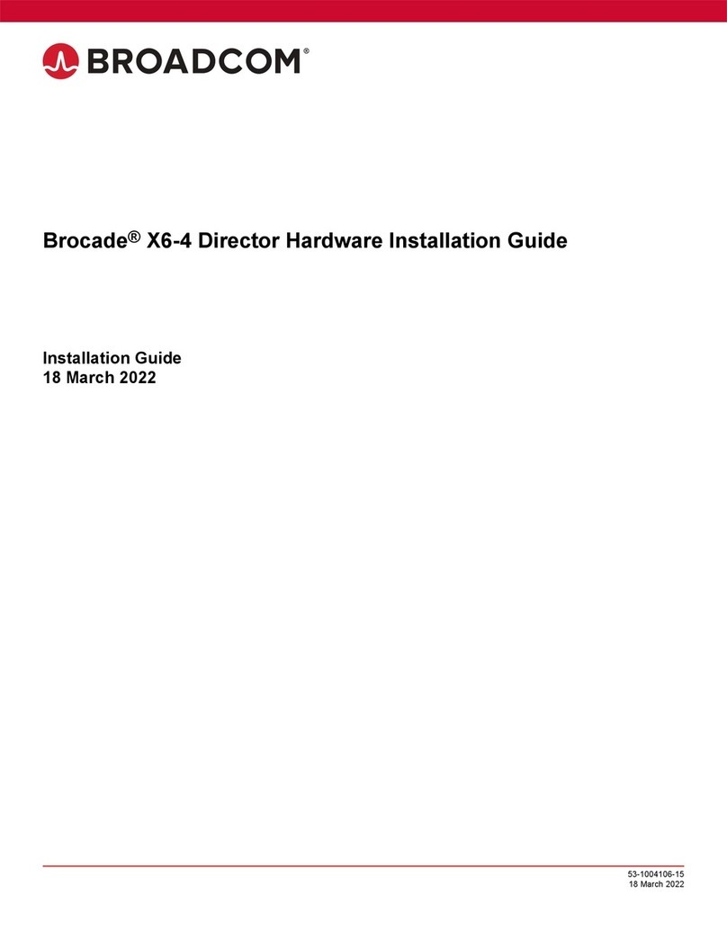 Broadcom Brocade X6-4 User manual