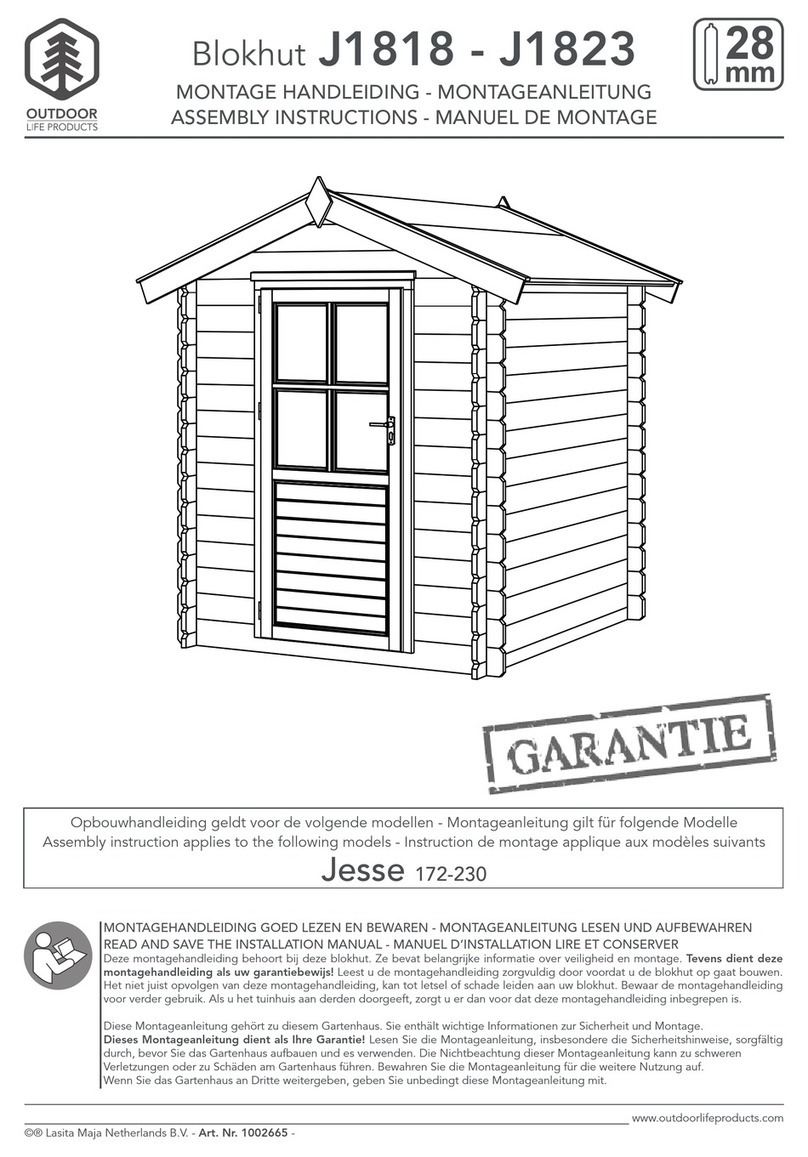 Outdoor Life Products Jesse 172-230 Assembly instructions Outdoor Life Products Jesse 172-230 Assembly instructions
