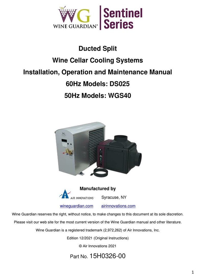 AIRINNOVATIONS SENTINEL Series Installation, operation and maintenance manual