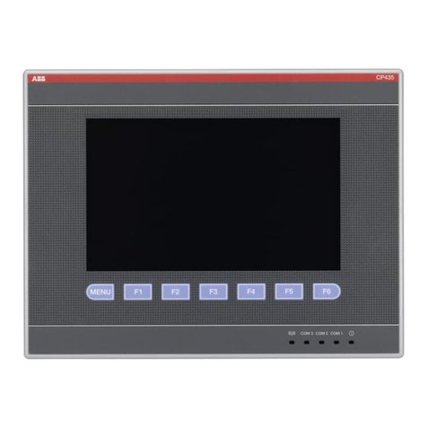 ABB CP435 Installation and operation manual