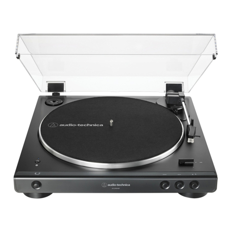 Audio Technica AT-LP60XBT-USB-BK User manual