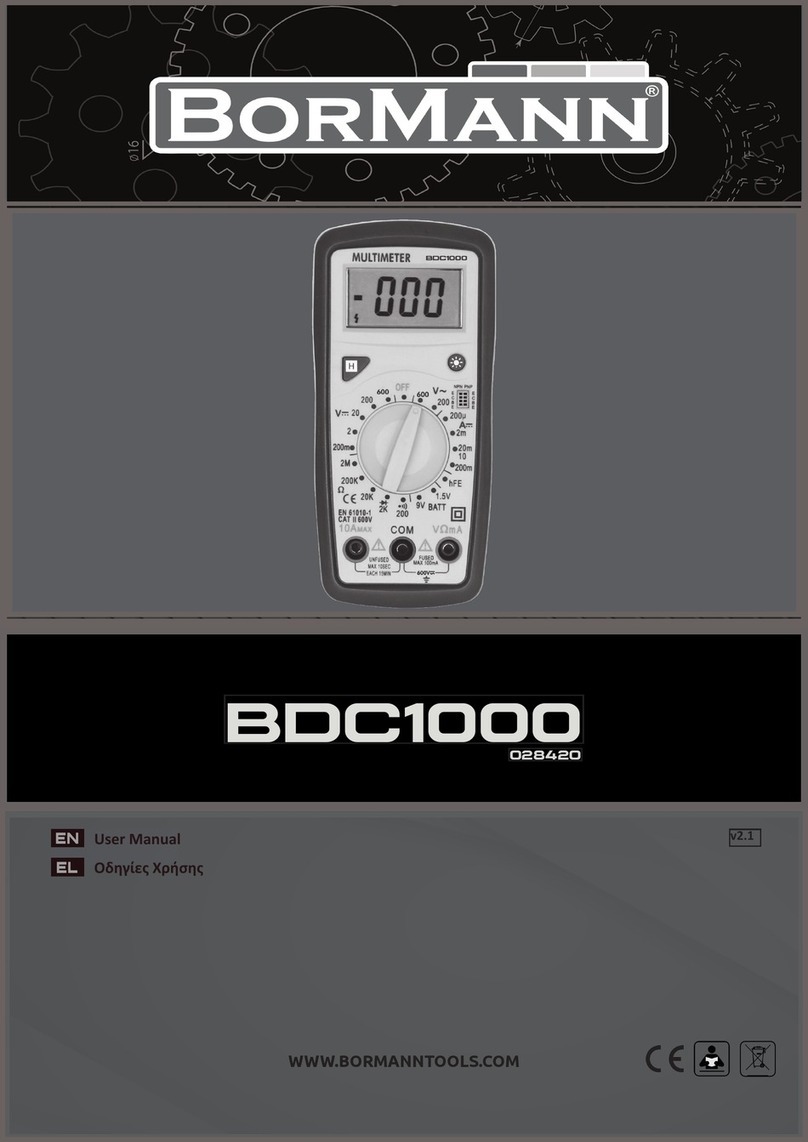 BorMann BDC1000 user manual