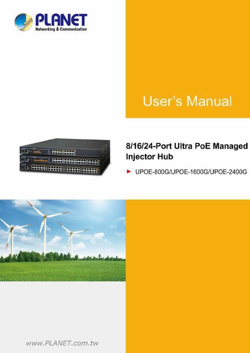 Planet Networking & Communication UPOE-2400G user manual