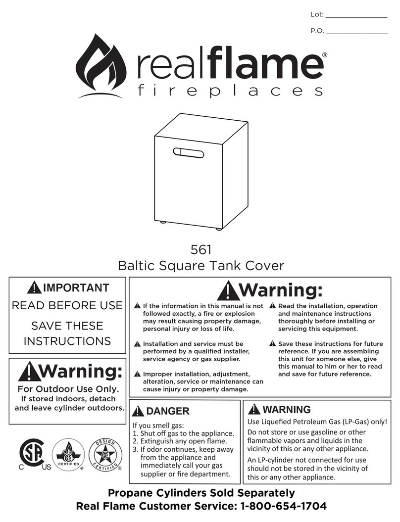 RealFlame 561 User manual RealFlame 561 User manual