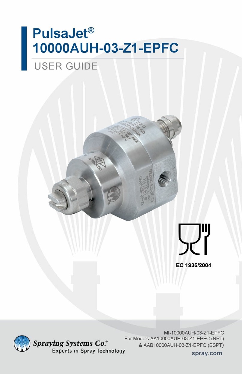 Spraying Systems PulsaJet 10000AUH-03-Z1-EPFC user guide