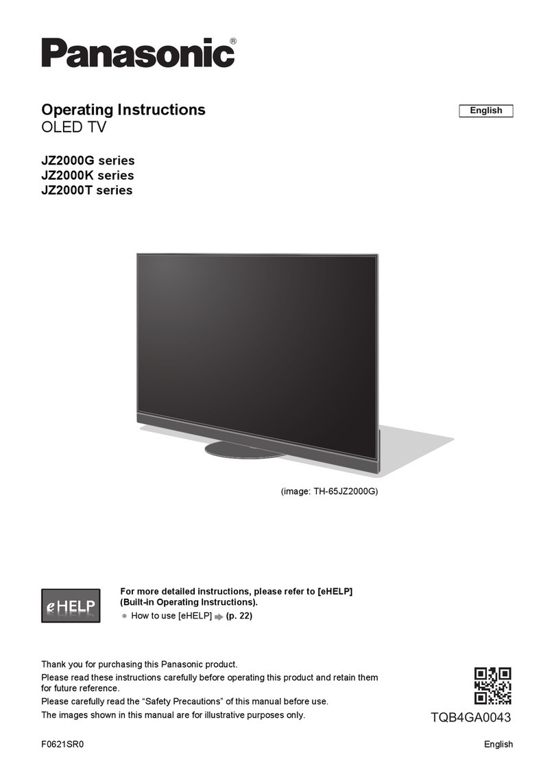 Panasonic JZ2000G Series operating instructions
