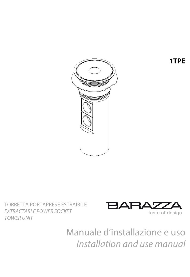 Barazza 1TPE Installation and use manual