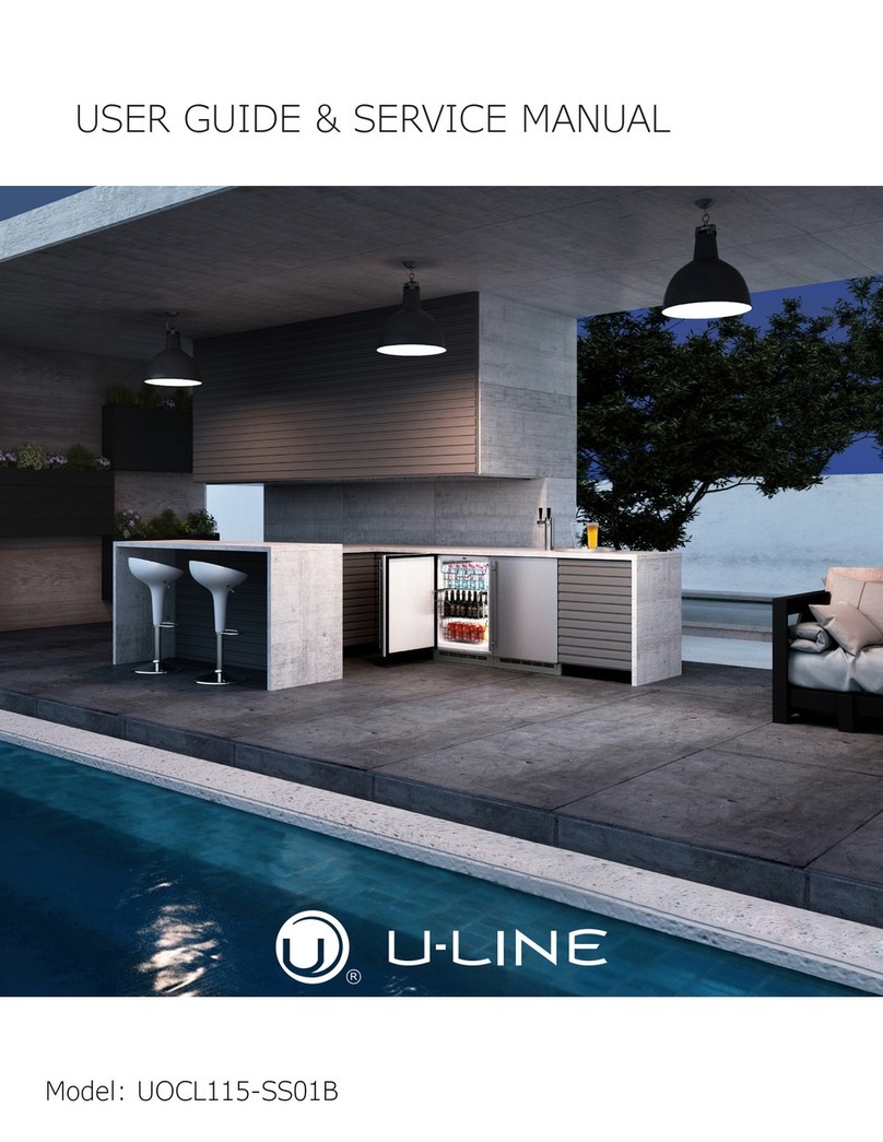 U-Line UOCL115-SS01B User guide & service manual