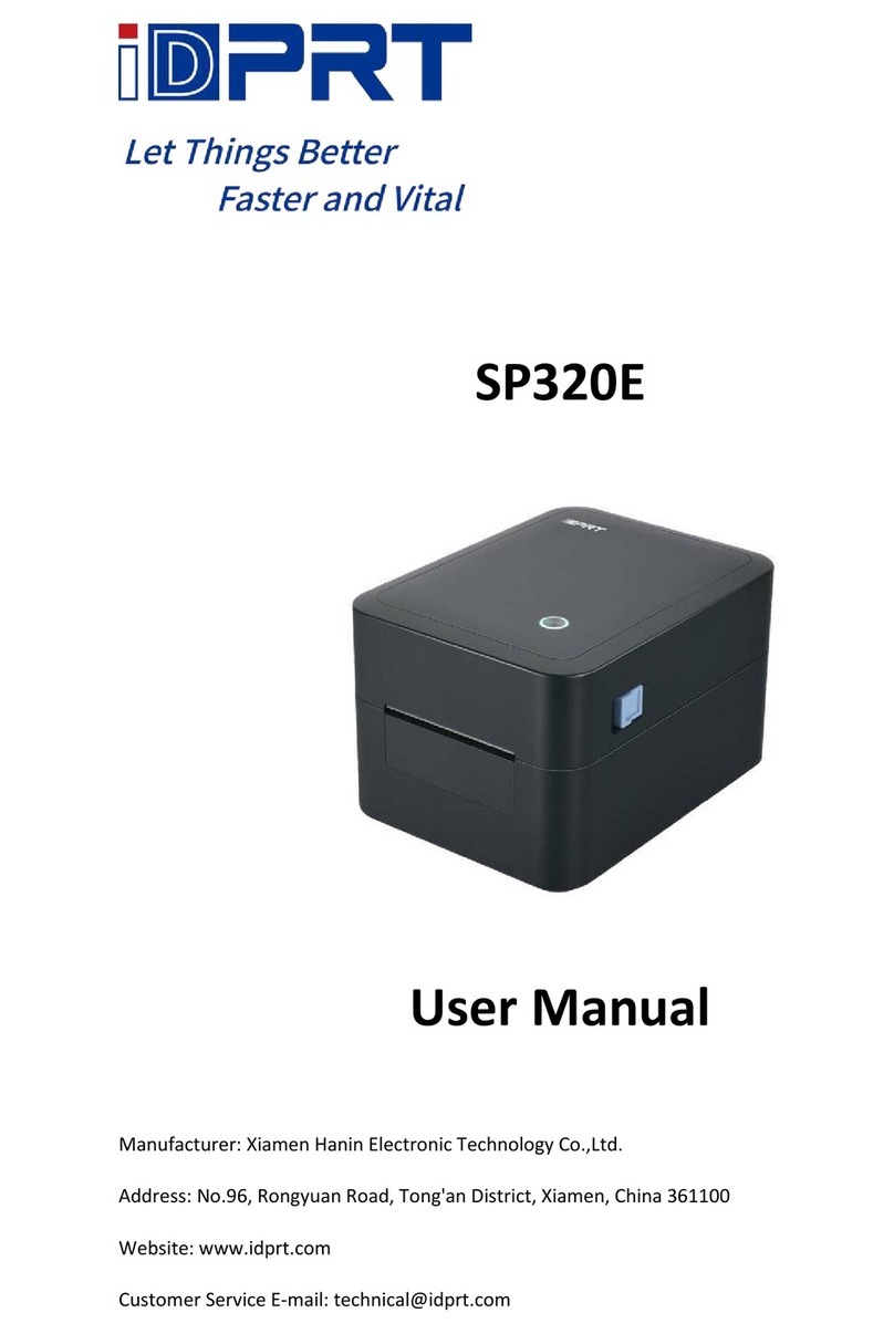 iDPRT SP320E user manual
