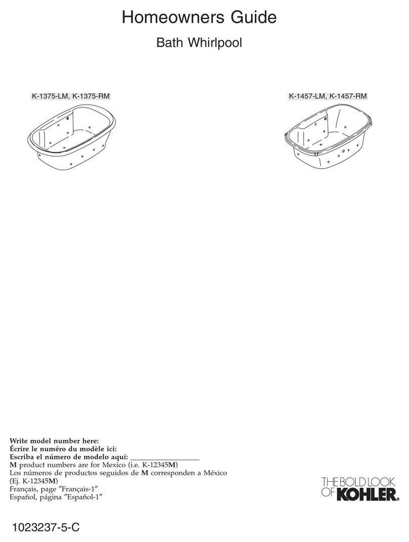 Kohler K-1375-LM Assembly instructions