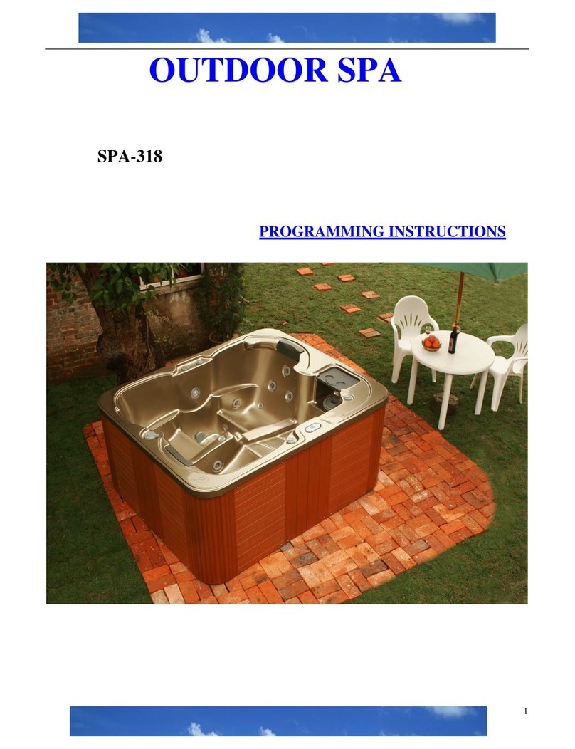 JNJ SPAS SPA-318 Programming instructions