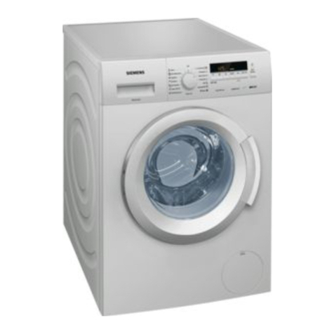 Siemens WM10K22SME User manual