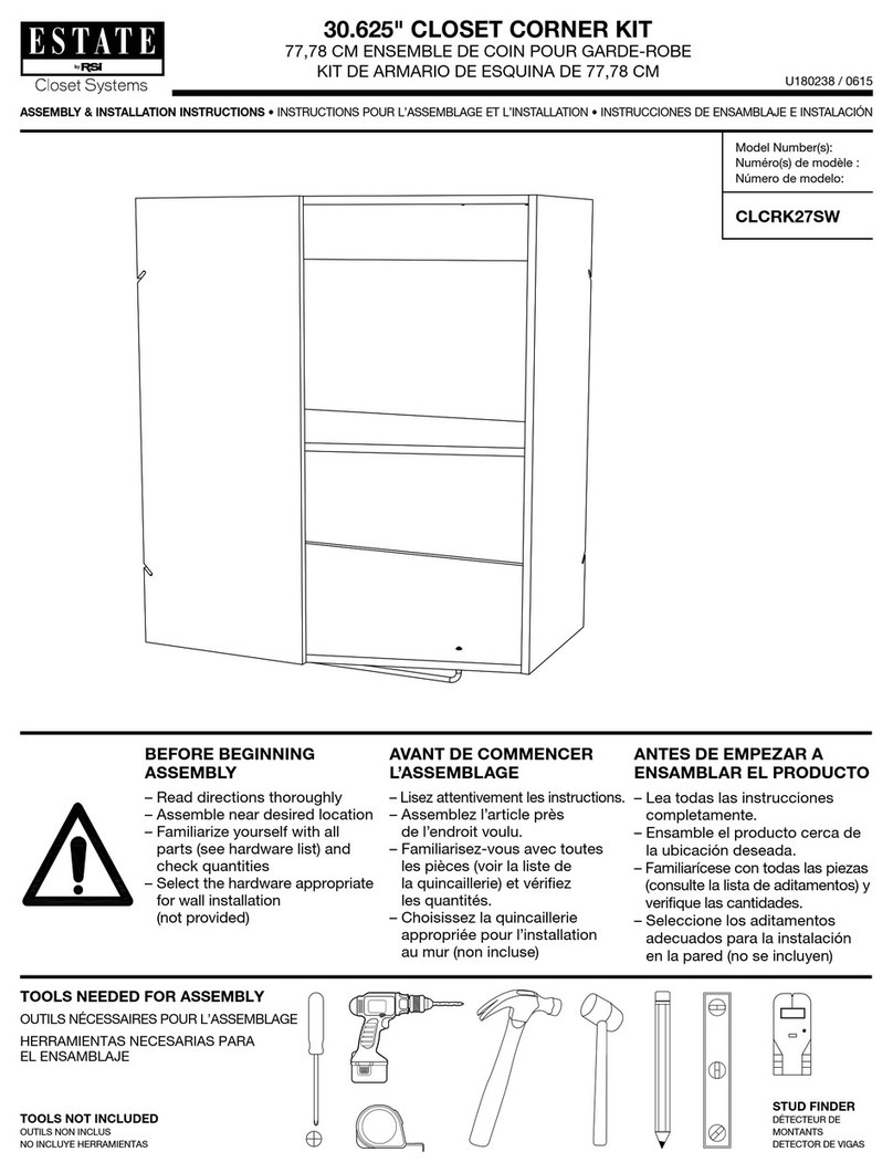 RSI Estate CLCRK27SW Programming manual
