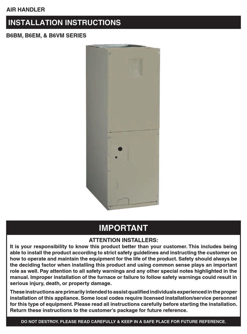 Nortek B6VM Series installation instructions