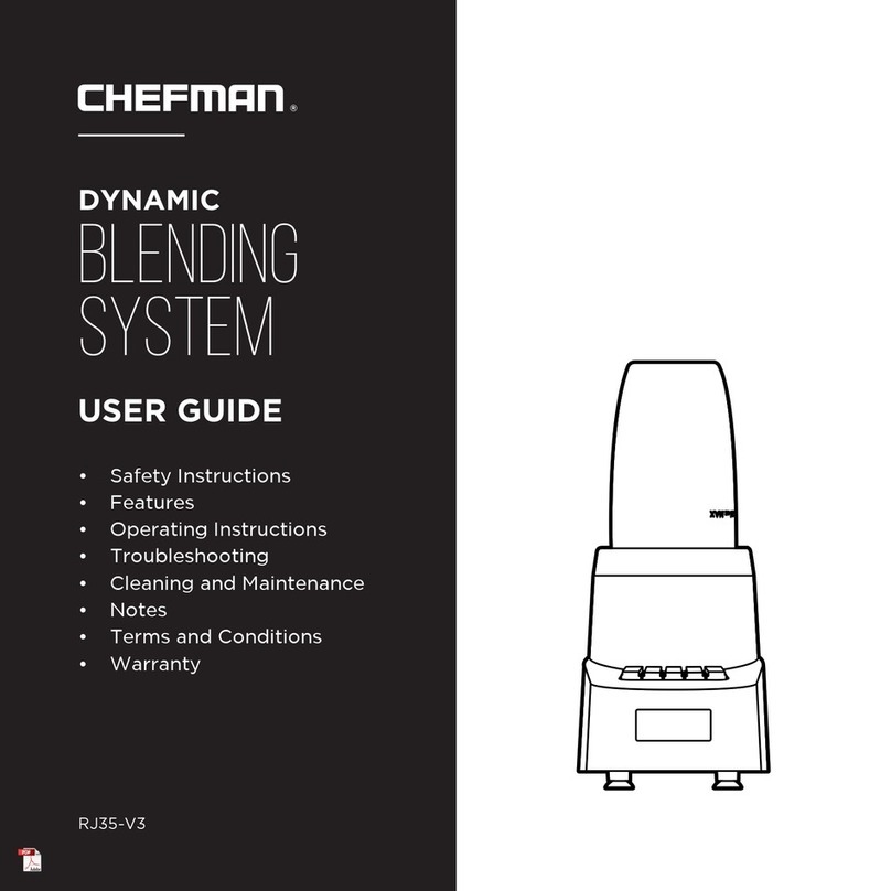 Chefman DYNAMIC RJ35-V3 User manual