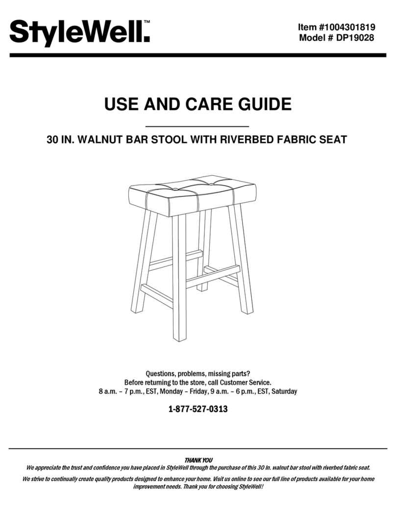 StyleWell DP19028 User manual StyleWell DP19028 User manual