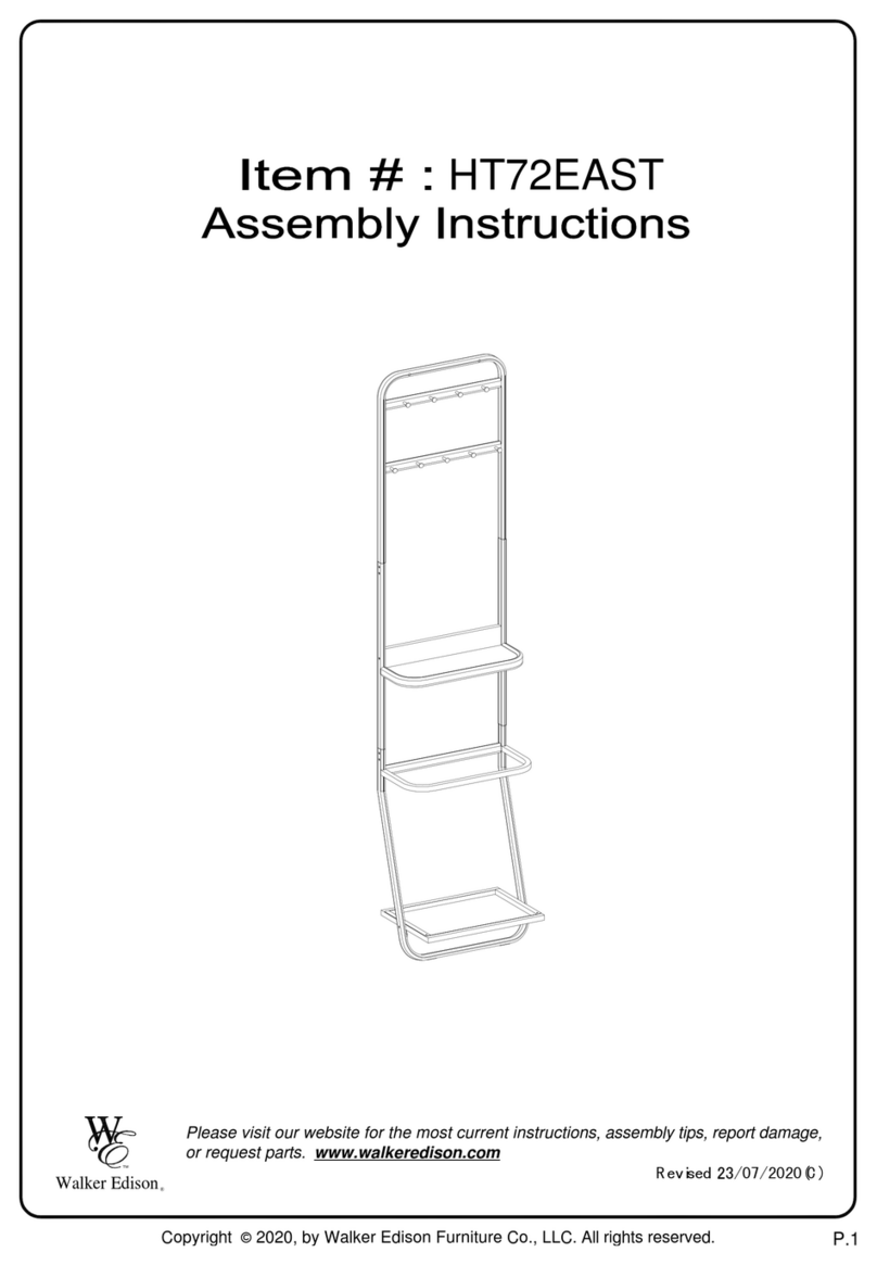 Walker Edison HT72EAST User manual Walker Edison HT72EAST User manual