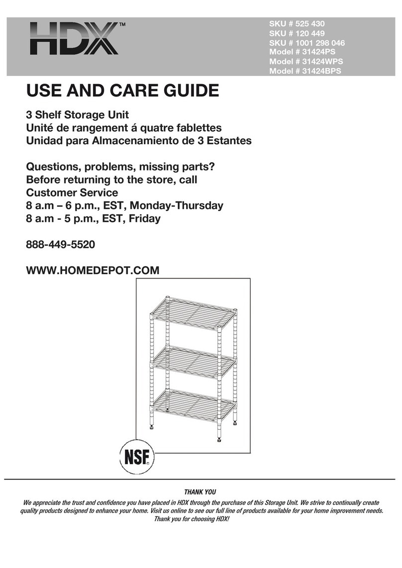 HDX 31424PS Use and care guide