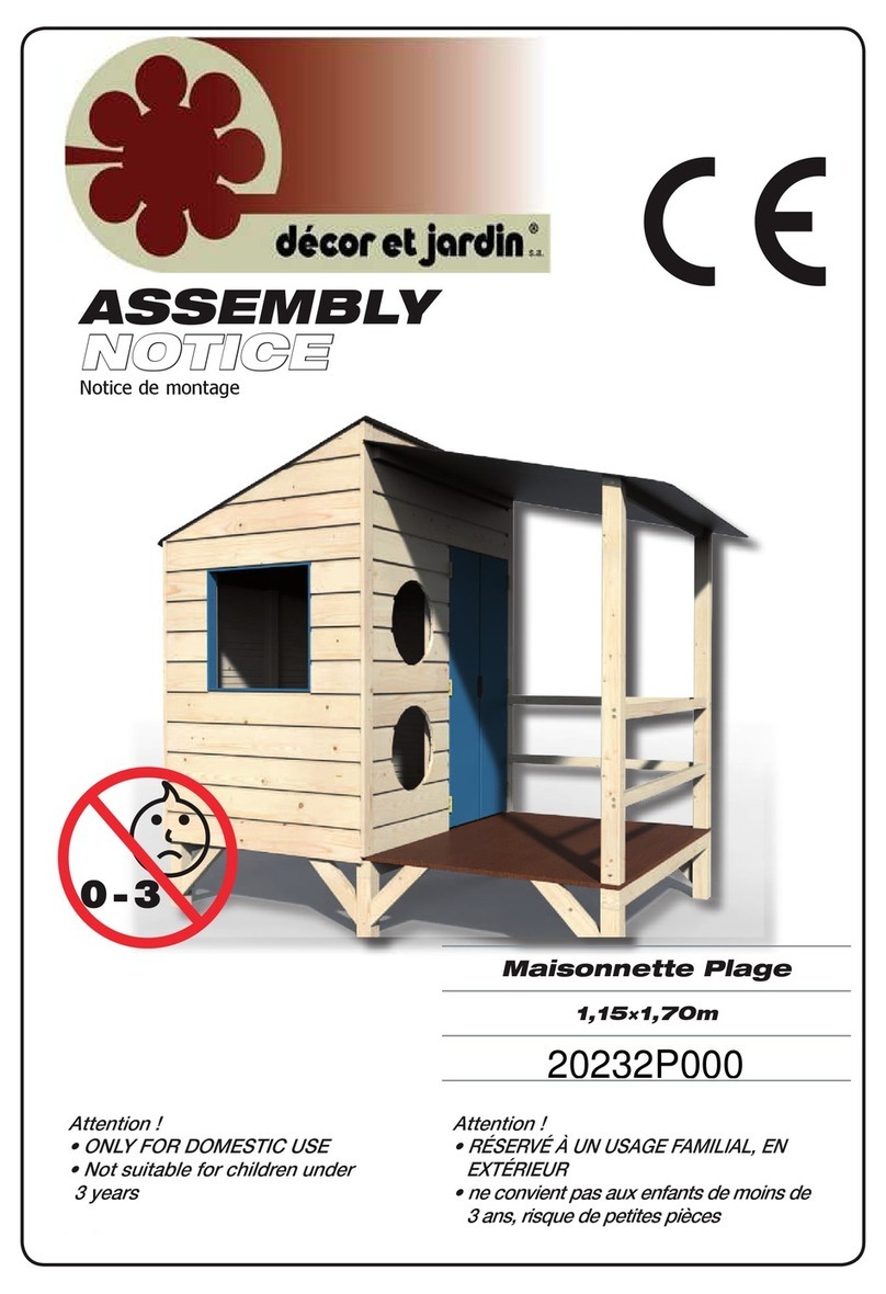 Décor et Jardin 20232P000 Assembly Notice