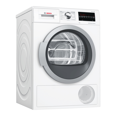 Bosch WTG85239EE User manual Bosch WTG85239EE User manual