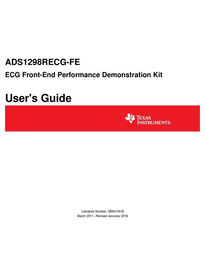 Texas Instruments ADS1298RECG-FE User manual