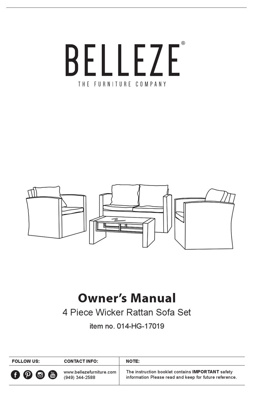Belleze 014-HG-17019 owner's manual Belleze 014-HG-17019 owner's manual