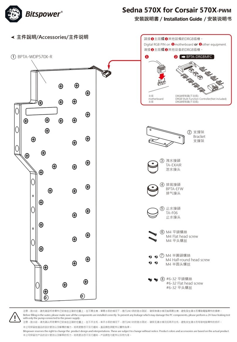 Bitspower Sedna 570X User manual