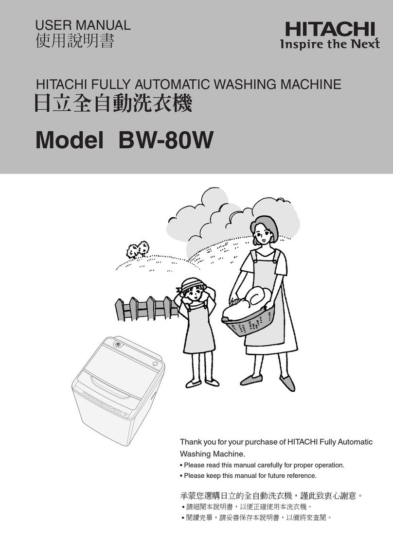 Hitachi BW-80W User manual