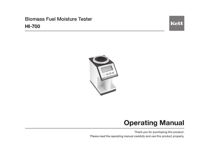 Kett HI-700 operating manual