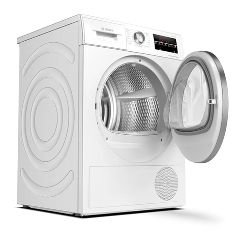 Bosch WTW85T9SSN Installation and operating instructions