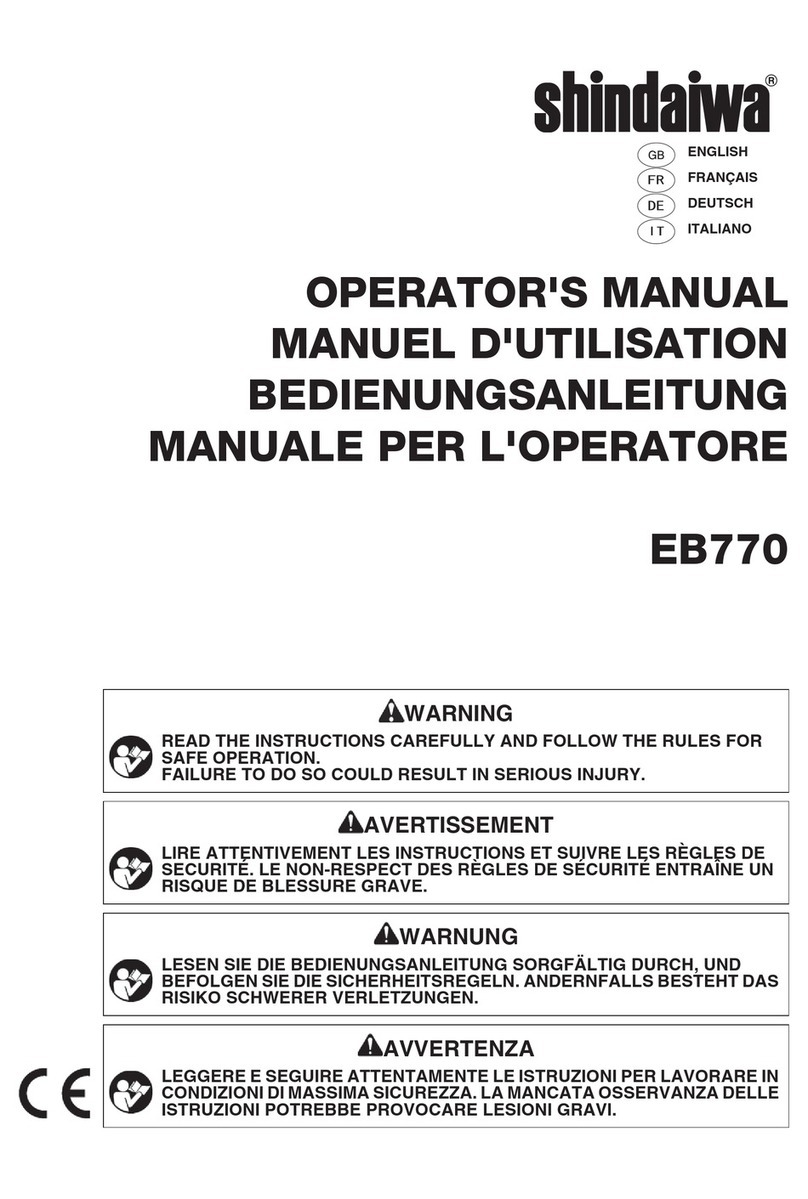 Shindaiwa EB770 Operator's manual